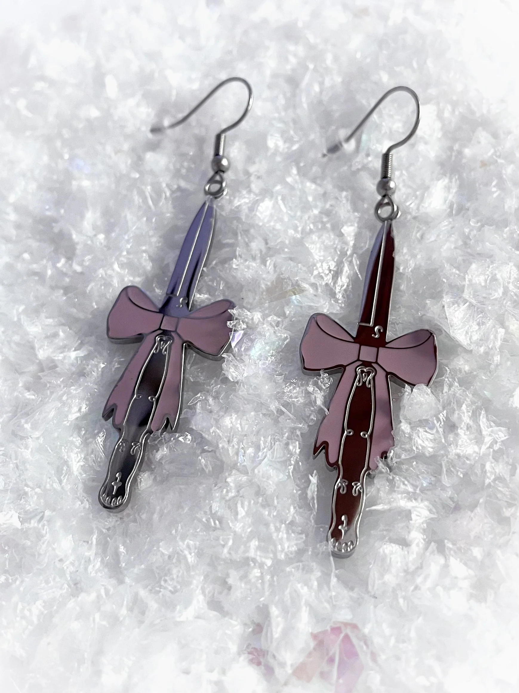 Bow Blade Earrings