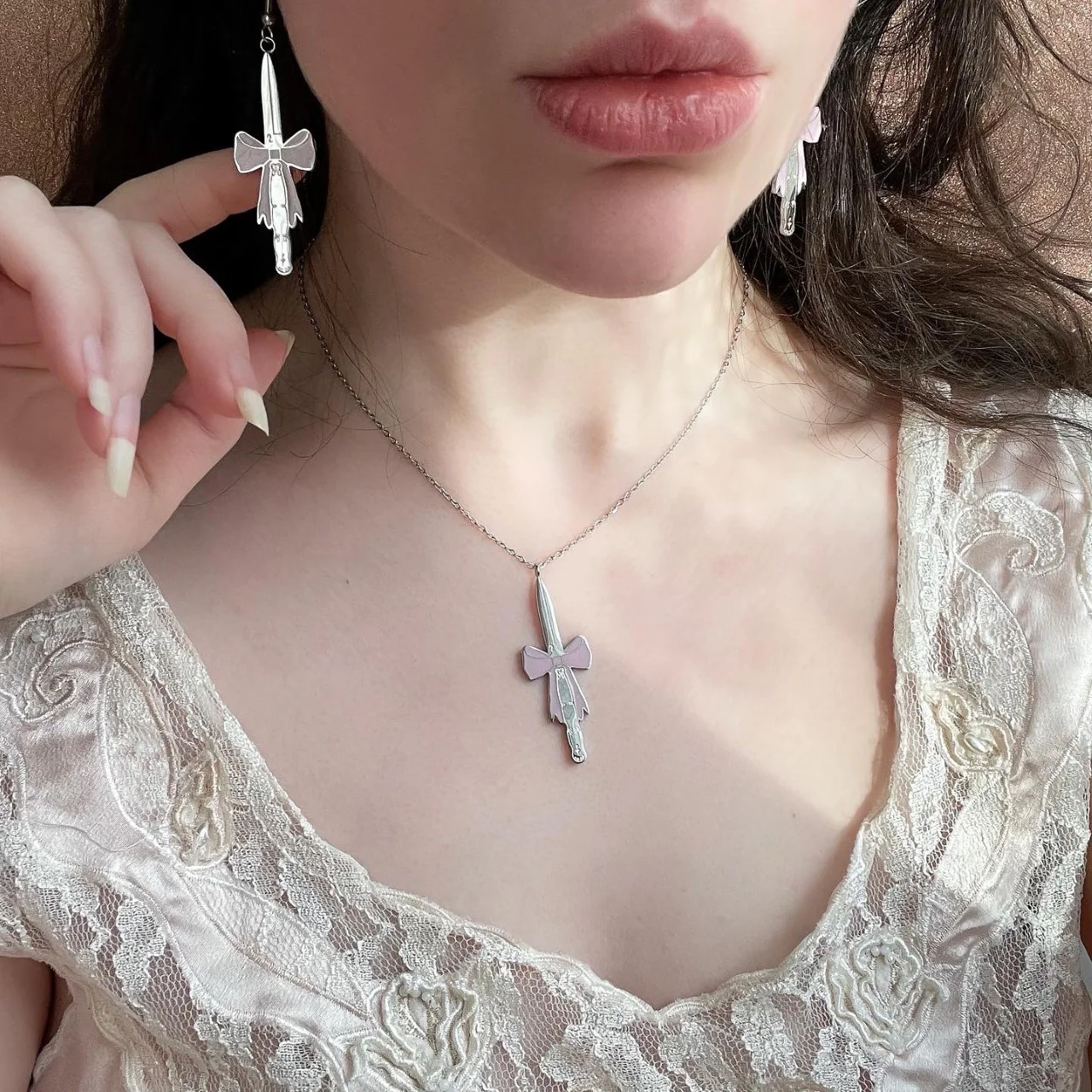Bow Blade Necklace - Image 6