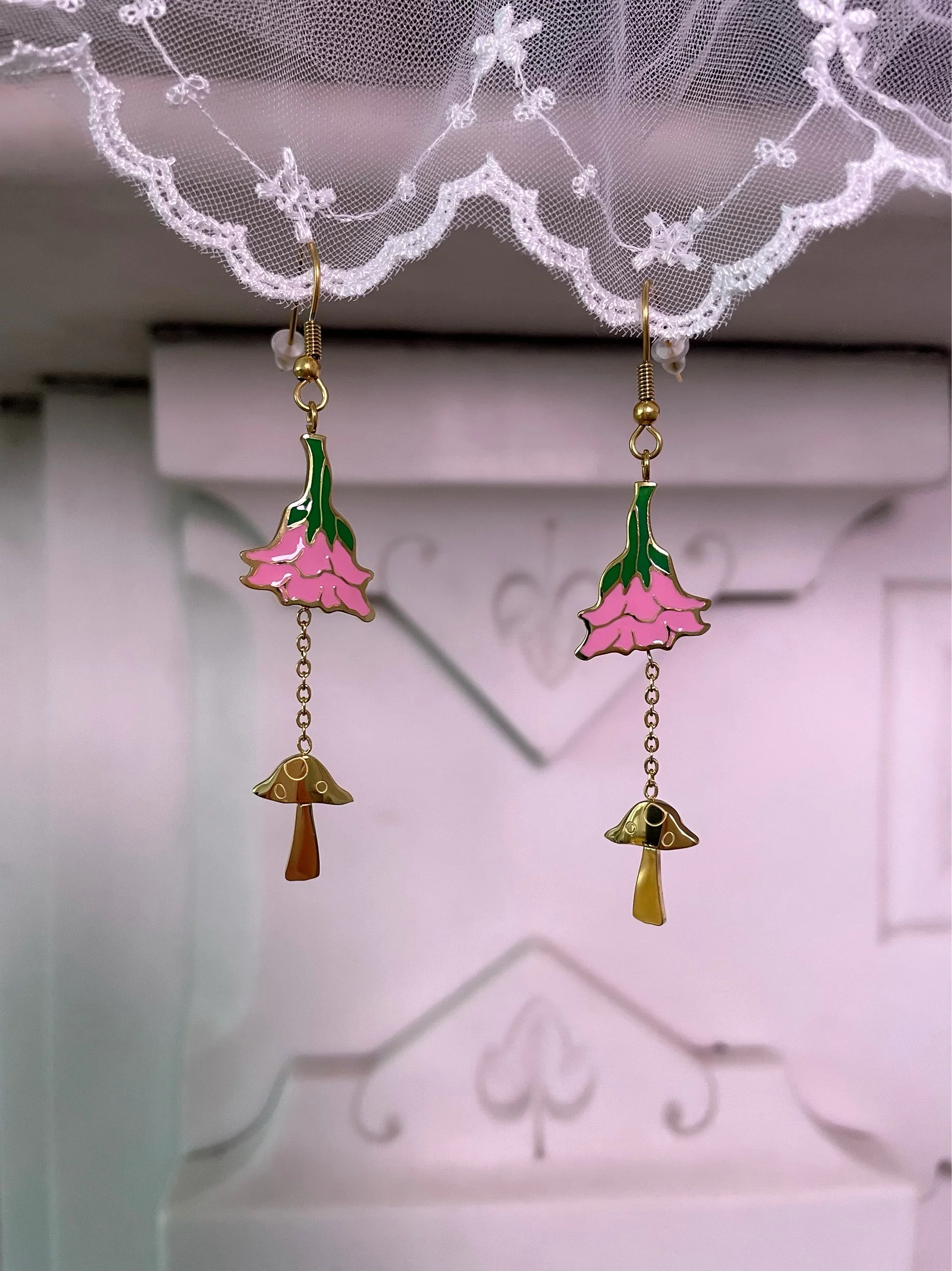 Mushroom Earrings