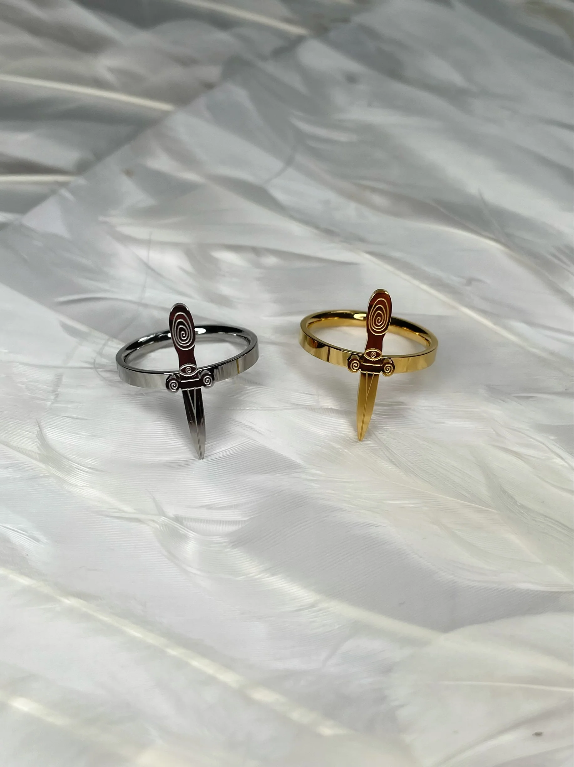 Swirl Knife Ring - Image 2