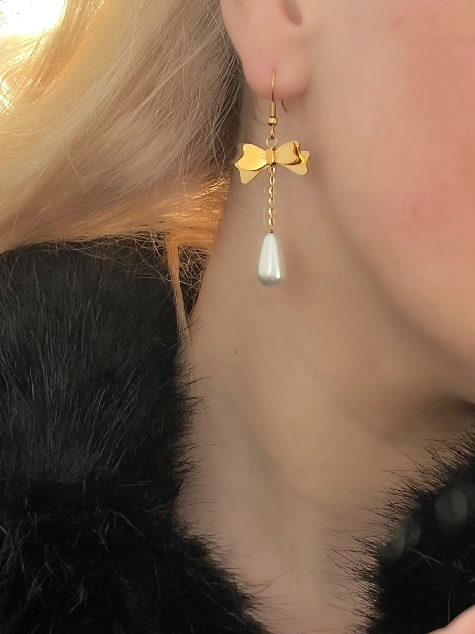 Tear Drop Earrings - Image 2